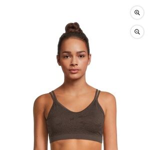 💜NoBoundaries Juniors’ 4Way Stretch Crochet Floral  Bralette,Cami Size:XXL